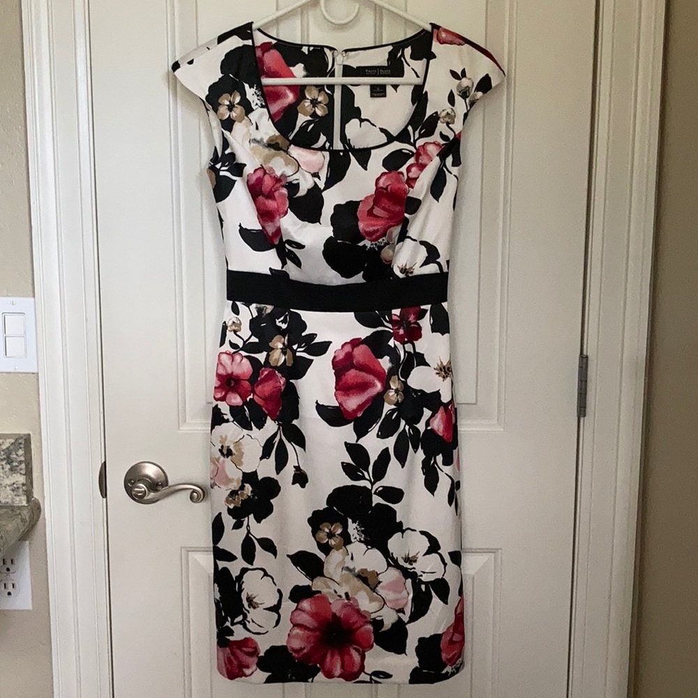 WHBM Floral Print Dress size 0